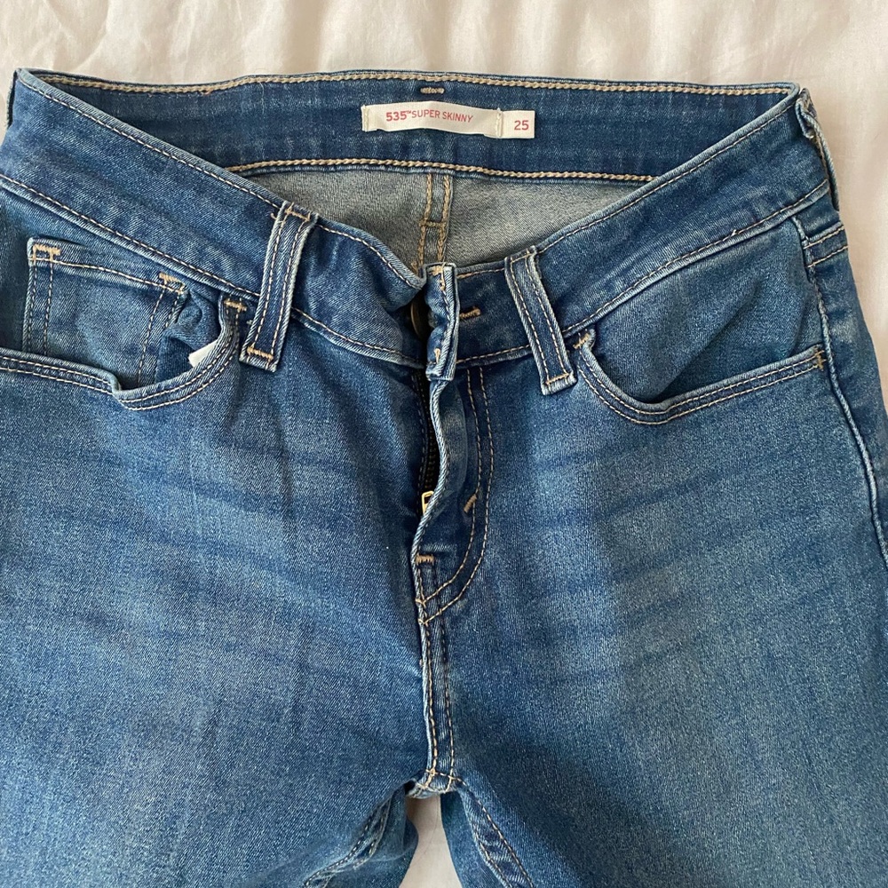 Levi’s super skinny Blue Jeans